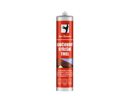 Kaučukový strešný tmel 280 ml kartuša červená
