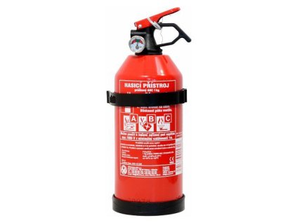 Hasicí přístroj práškový ABC s manometrem - 1kg
