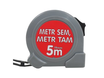 toptrade metr svinovaci metr sem metr tam jednobrzdovy 19 mm x 5 m