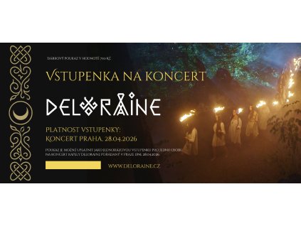 Dárková vstupenka na koncert v Praze 28.04.2026 v Arše+