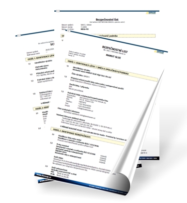 Bezpečnostní listy / Safety data sheets