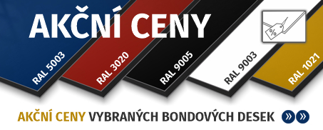 Akční ceny na vybrané bondové desky