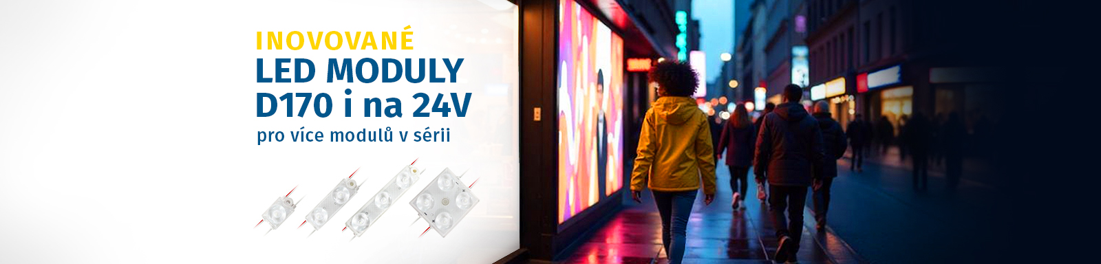 NOVINKA LED Moduly D170 24V