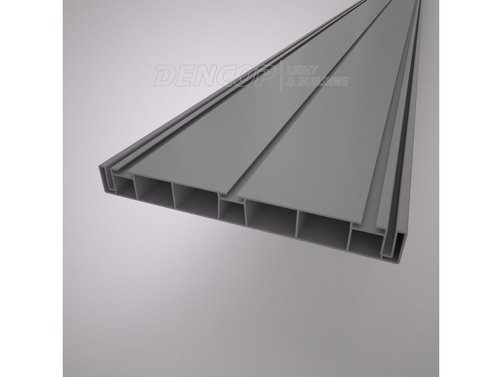 Plastový profil 180 mm šedý