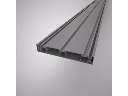 Plastový profil 130 mm šedý