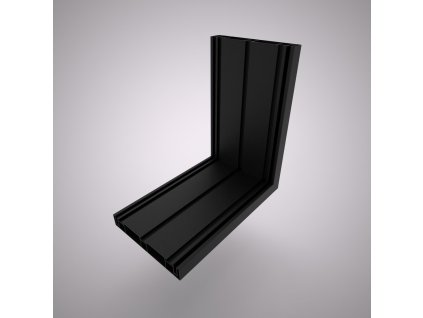 Plastový profil 130 mm černý