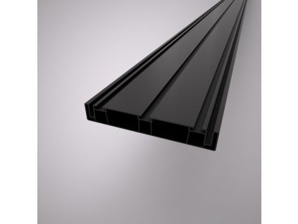 Plastový profil 130 mm černý