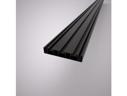 Plastový profil 90 mm černý