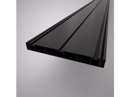 Plastový profil 180 mm černý