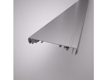 Profil rovný oboustr.pevný 140mm elox 5427
