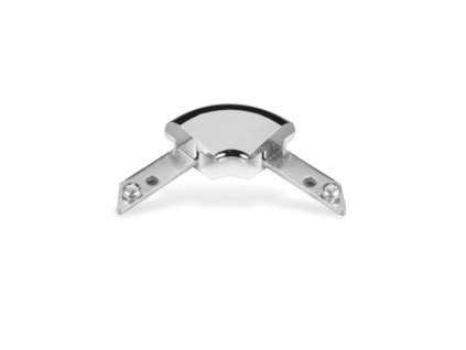 Dencop rádiusový roh 32mm chrom