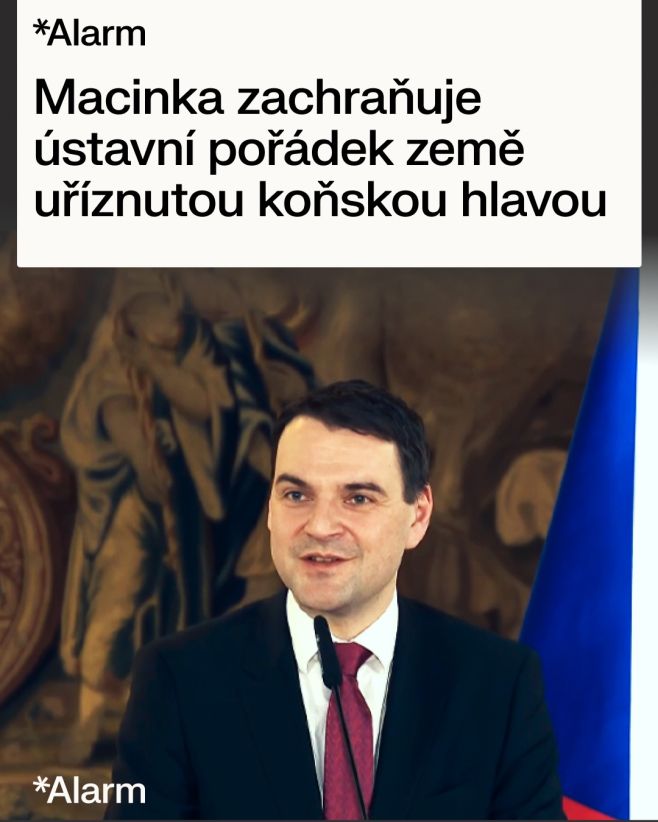 Petr Macinka se rozhodl obětovat zahraniční politiku země, aby kamarádovi sehnal dobře placenou práci. „Můžeme se jistě...