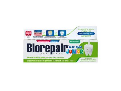 Biorepair Junior mátová pro děti bez fluoridů 75 ml