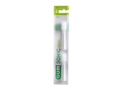 GUM ActiVital Sonic Refills Soft bílé 2 ks