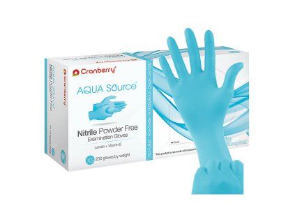 aqua nitril rukavice 200ks cranberry lanolin vitamin e 3374