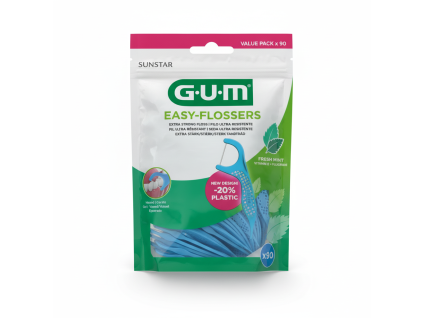 GUM Easy Flossers Cool Mint 90 ks