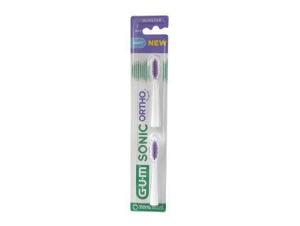 GUM ORtho Sonic Daily Refill White 2 ks