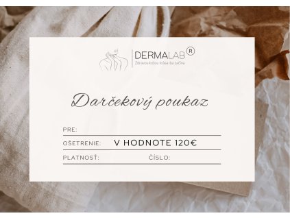 Darčekový poukaz v hodnote 120€