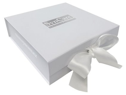Dárkový box se stuhou – bílý