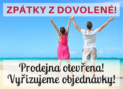 Zpátky z dovolené! Provozní informace