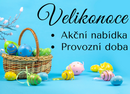 Velikonoční provozní doba & speciální nabídky