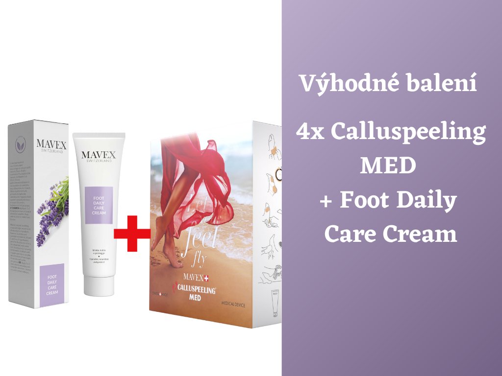 Calluspeeling MED MAVEX + Foot Daily Care Cream