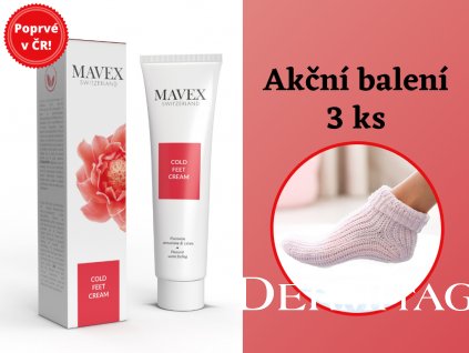 Mavex Cold Feet Cream baleni 3ks