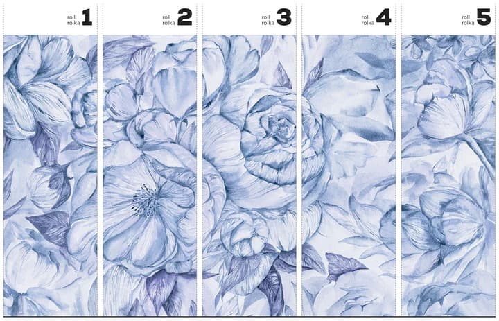 Brassica-Blue-tapeta-v-rolich-wallart-rozmery-design-lovers
