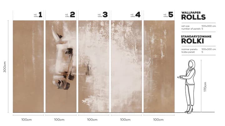 Cavallo-tapeta-v-rolich-wallart-rozmery-design-lovers