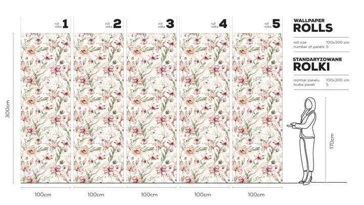 Celine-tapeta-v-rolich-wallart-rozmery-design-lovers