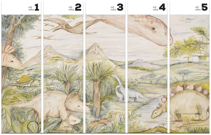 Dino-Story-tapeta-v-rolich-wallart-rozmery-design-lovers