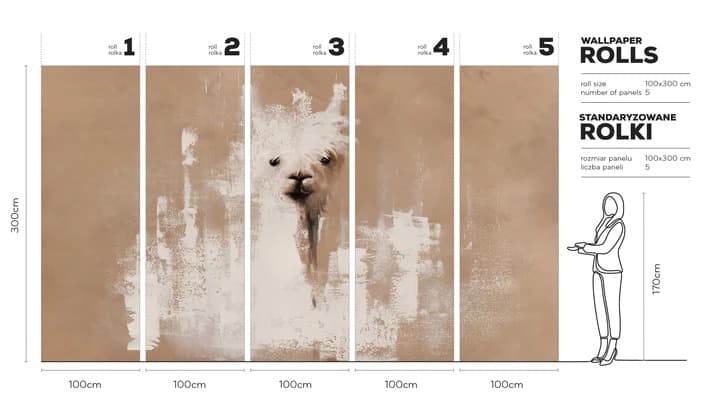 Lama-tapeta-v-rolich-wallart-rozmery-design-lovers