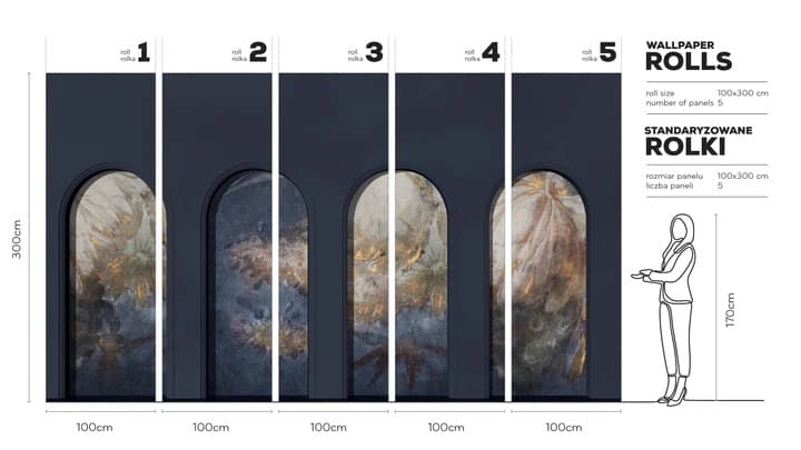 Libra-Graphite-Harmony-Blue-tapeta-v-rolich-wallart-rozmery-design-lovers