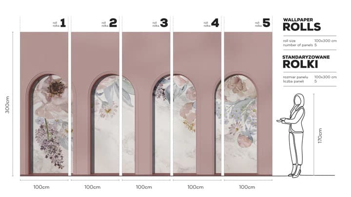 Libra-Pink-Nettare--tapeta-v-rolich-wallart-rozmery-design-lovers