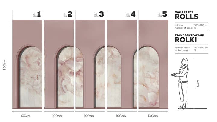 Libra-Pink-Prosecco-tapeta-v-rolich-wallart-rozmery-design-lovers