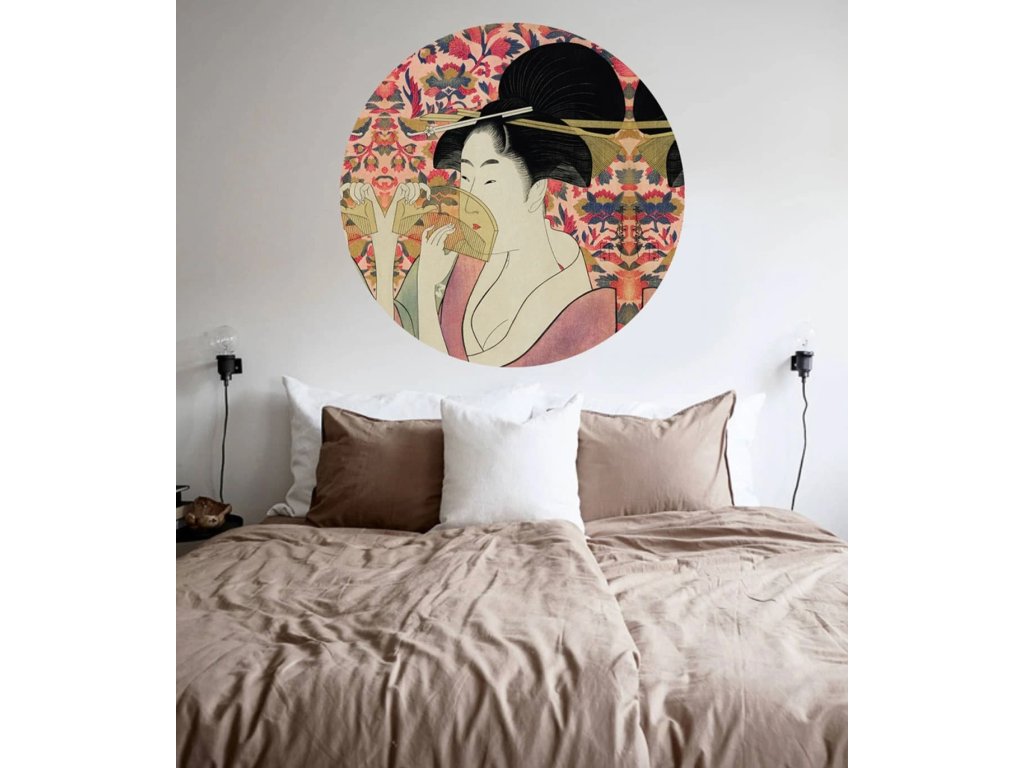 lone warriors bloom kruhova tapeta wallcolors design lovers