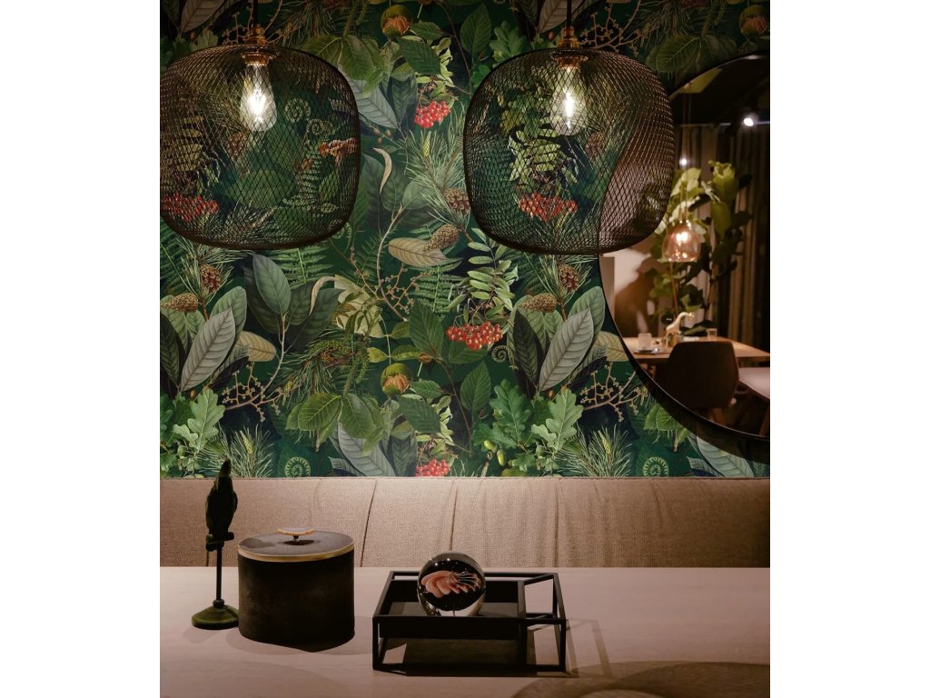 forest riches tapeta v rolich wallcolors design lovers