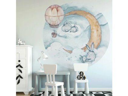 Moonie Vivid kruhova tapeta wallart design lovers