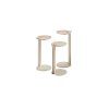 ALDO ceramic top odkládací stolek J (Materiál EFORMA Titanium V04, Rozměr ALDO Ø 40 x 56 v.)