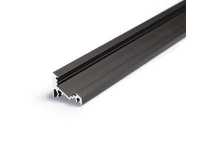 LED hliníkový profil CORNER10 BC/UX, černý elox 2m