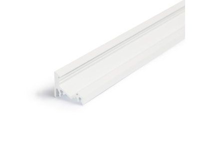 LED hliníkový profil CORNER10 BC/UX bílý lak 2m