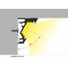 LED hliníkový profil CORNER10 BC/UX, černý elox 3m