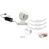 1K RF set ovladač+přijímač M1+M3-3A bílý