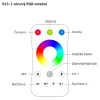 3K RGB RF ovladač R15 1 zóna černý