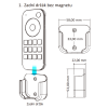 4K RGBW RF ovladač RT4 1 zóna černý