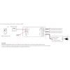 2K CCT RF přijímač V2-P s funkcí PUSH-DIM+PWM set.