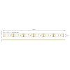 LED pásek 3528 5W 12V 8mm 3000K