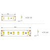 LED pásek 3528 5W 12V 8mm 3000K