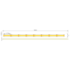 LED pásek COB 7W 12V 6mm 4000K