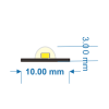 LED pásek SCOB 10W 48V 10mm 6000K